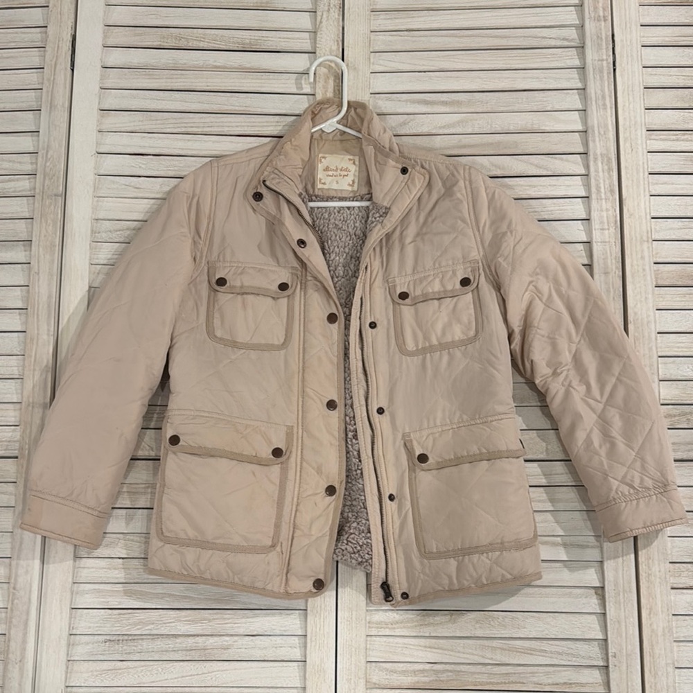 Altar'd State Beige Quilted Jacket